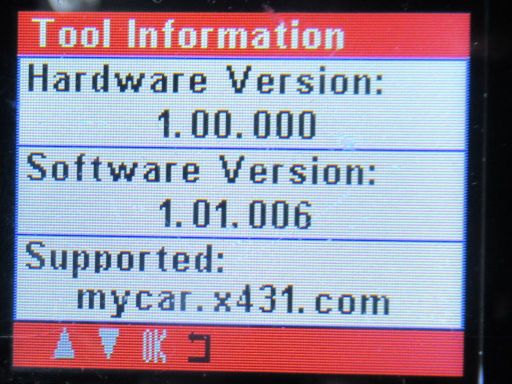 Launch CR 3001 OBD 2 Diagnosegerät, Software Version 1.01.006 im Juli 2024