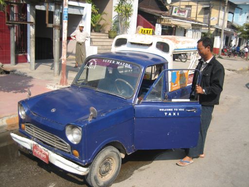 Taxi in Mandalay, Myanmar
