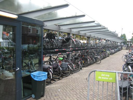 Nijmegen, Niederlande, Parkgarage für Fahrräder