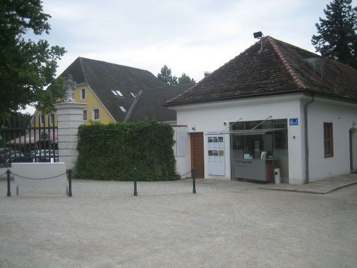 Schloss Eggenberg, Graz, Österreich, Kasse Eingang Schlosspark