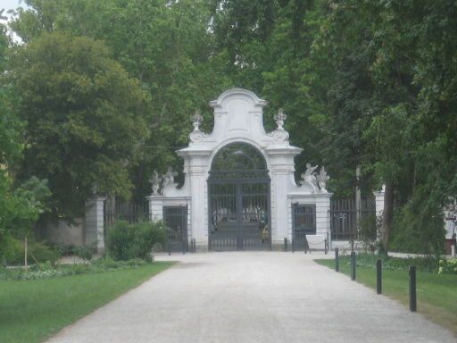 Schloss Eggenberg, Graz, Österreich, Tor Schlosspark