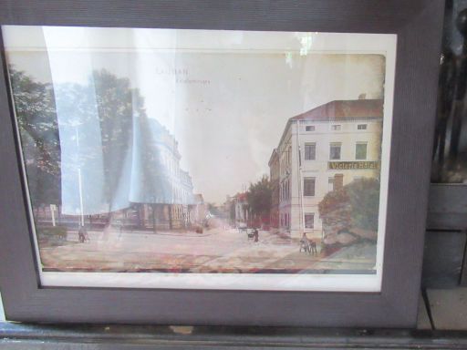 Hotel Zaułek, Lubań - Lauban, Polen, Postkartenmotiv vom Victoria Hôtel in der Zeidlerstrasse, Lauban um 1911