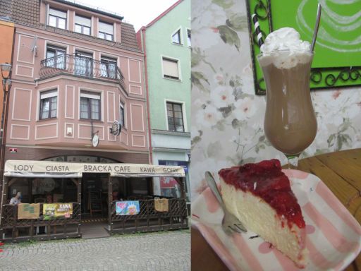 Lubań - Lauban, Polen, Bracka Café in der Bracka Strasse