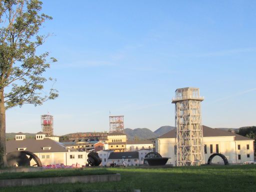 Stara Kopalnia - Steinkohlebergwerk Museum, Wałbrzych - Waldenburg, Polen, Ansicht vom Norden Nähe Parkplatz