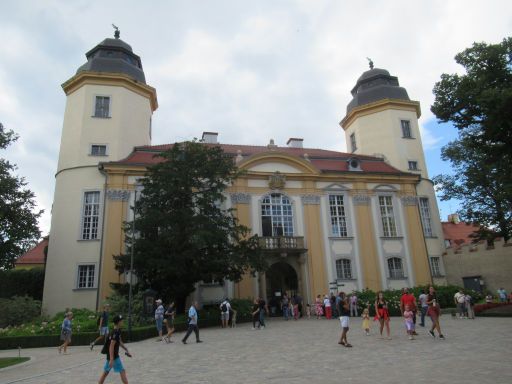 Zamek Książ - Schloss Fürstenstein, Wałbrzych - Waldenburg, Polen, Zugang zum Schloss, Restaurant und Hotel