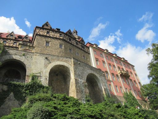 Zamek Książ - Schloss Fürstenstein, Wałbrzych - Waldenburg, Polen, Ansicht Burg und Schloss