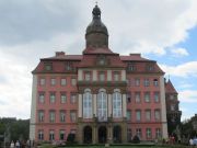 Zamek Książ - Schloss Fürstenstein, Wałbrzych - Waldenburg, Polen, Ansicht Vorplatz vom Schloss