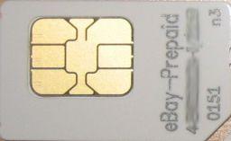 eBay®, prepaid SIM Karte