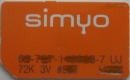 Simyo SIM Karte UMTS