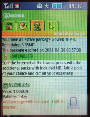 b–connect GLOBUL, prepaid UMTS SIM Karte, Bulgarien, 10 MB GoWeb Paket