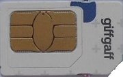 giffgaff prepaid SIM Karte Großbritannien, SIM Karte Vorderseite