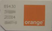 orange™, Wertkarte, prepaid UMTS SIM Karte, Österreich, SIM Karte