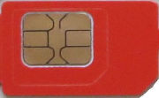 Vodafone prepaid 4G LTE SIM Karte, Portugal, SIM Karte Vorderseite