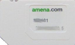 amena.com internet 4G en casa, Vertrag, Spanien, SIM Karte Vorderseite