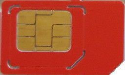 Vodafone SIM prepago, prepaid UMTS SIM Karte, Spanien, SIM Karte Vorderseite