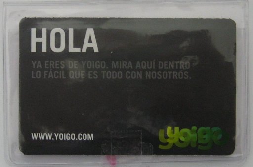 yoigo prepaid SIM Karte Spanien, Starter Set