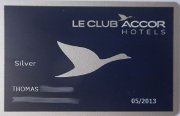 Le Club Accorhotels Card Silver Status