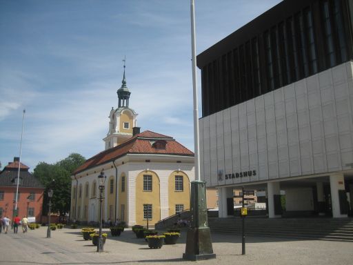Nyköping, Schweden, Rathaus am Marktplatz