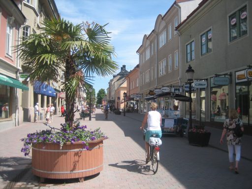Nyköping, Schweden, Nyköping, Schweden, Fußgängerzone Västra Storgatan
