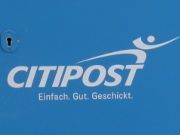 CITIPOST Logo auf Briefkasten Einfach. Gut. Geschickt.