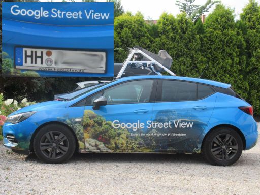 Google™ Germany GmbH, Google Street View Kamerafahrzeug in Lubań - Lauban, Polen im August 2024