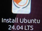 Ubuntu 24.04 LTS, Install Schaltfläche