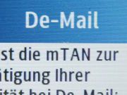 WEB.DE De–Mail SMS mit mTAN auf einem Samsung GT–C3300K