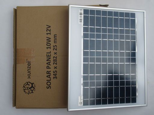 xunzel™ Solarlife™ i-10, Photovoltaik Solarzelle Ansicht von oben