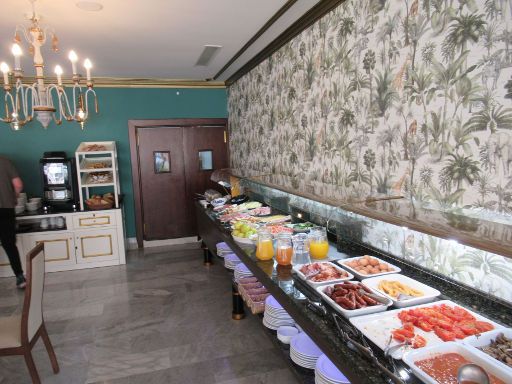 Hotel Arcos de Montemar, Torremolinos, Spanien, ein Teil vom Frühstücksbuffet