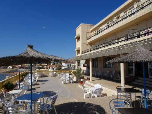 Hotel Bahía, Puerto de Mazarrón, Terrasse mit Meerblick