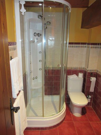 Hotel La Pradera, Quintanaentello, Spanien, Bad mit Dusche und WC