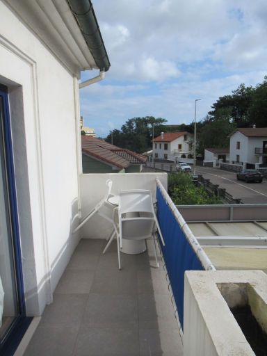 Hotel La Trainera, Pedreña, Spanien, Balkon mit zwei Stühlen und Tisch