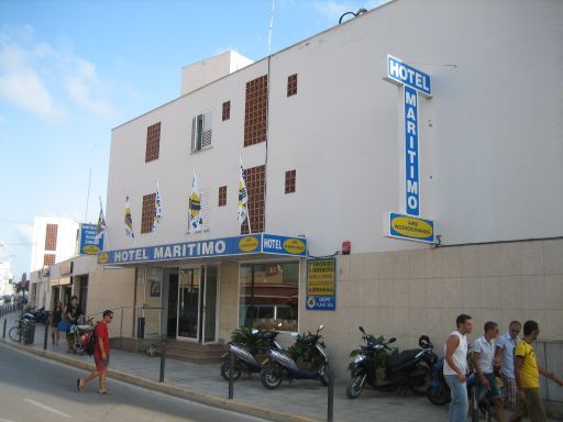 Hotel Maritimo, Ibiza Stadt, Figueretas, Ibiza, Spanien, Außenansicht von der Straße