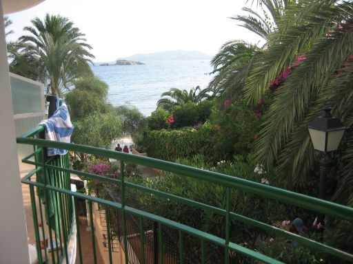 Hotel Maritimo, Ibiza Stadt, Figueretas, Ibiza, Spanien, Balkon mit Meerblick