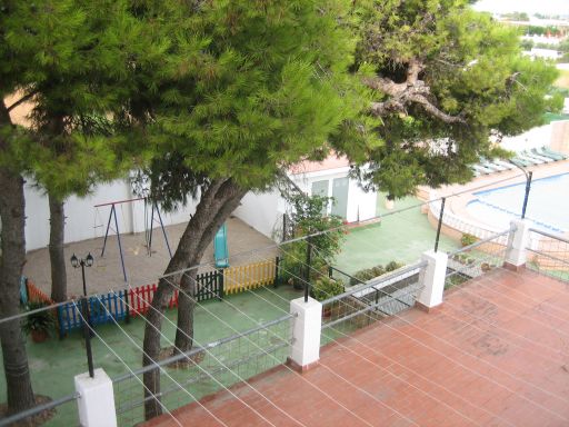 Hotel Residencia Sol, Benicarlo, Spanien, Ausblick aus dem Zimmer 205 zum Innenhof
