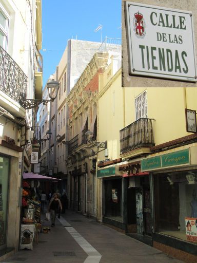 Almería, Spanien, Calle de las Tiendas