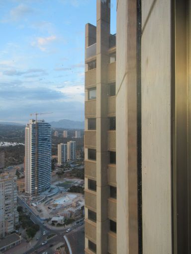 Gran Hotel Bali Aussichtsplattform, Benidorm, Spanien, Blick aus dem Panoramaaufzug