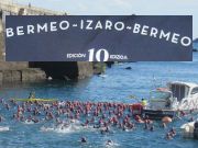 X. Salome Campos Travesía a nado, Schwimmwettbewerb 2024, Bermeo, Spanien, Start 5000 m Strecke