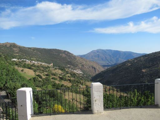 Capileira, Spanien, Ausblick in das Tal