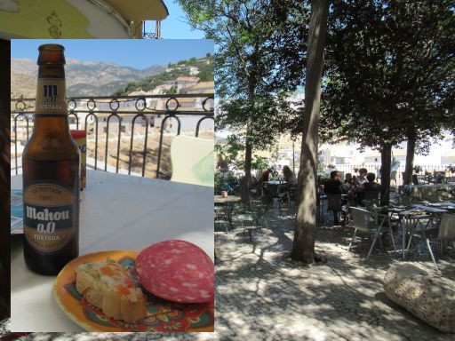 Castril, Spanien, Bar & Café Biergarten mit Blick ins Tal