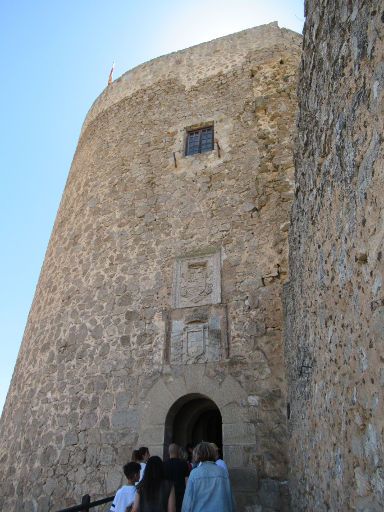 Castillo de la Muela, Consuegra, Spanien, Eingang Ostturm