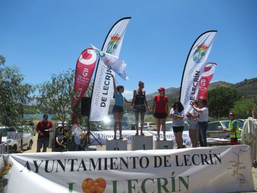 Travesía a nado Swim Lecrín 2024, Stausee Béznar, Schwimmwettbewerb, Siegerehrung