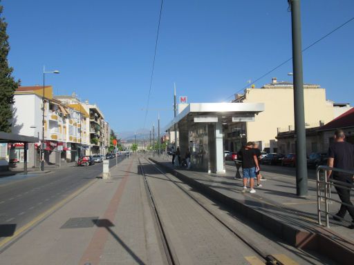 Metropolitano de Granada, Granada, Spanien, Endhaltestelle Albolote