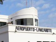Luftfahrtmuseum Flughafen Lanzarote, Spanien, Kontrollturm und Terminal
