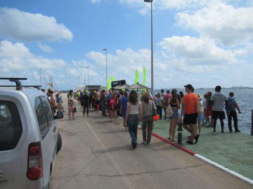 I. Travesía Solidaria Mar Menor 2024, Los Nietos, Spanien, Start im Hafen