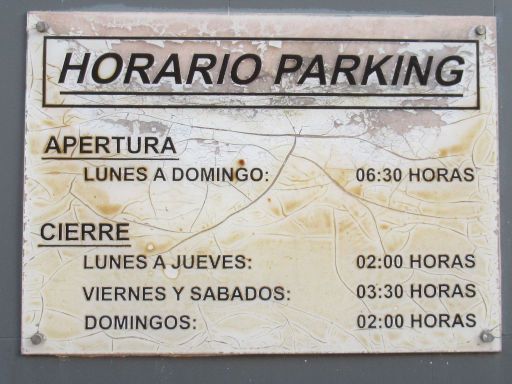 Auto Garage Parkplatz mieten, Madrid, Spanien, Öffnungszeiten