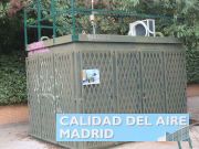 Luftqualität, Calidad del Aire, Madrid, Spanien, Messstation in der Calle Vizconde De Los Asilos, 28027 Madrid