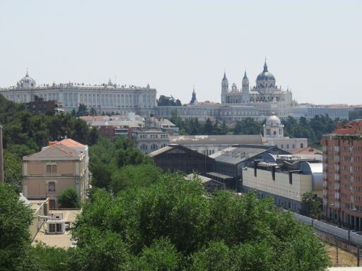 Teleférico, Madrid, Spanien, Ausblick auf den Königspalast