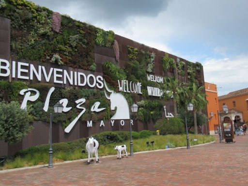 Plaza Mayor Einkaufszentrum, Málaga, Spanien, Eingang Bahn