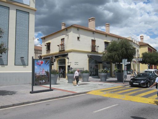 Plaza Mayor Einkaufszentrum, Málaga, Spanien, Eingang Parkplatz